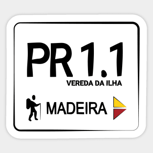 Madeira Island PR1.1 VEREDA DA ILHA logo Sticker